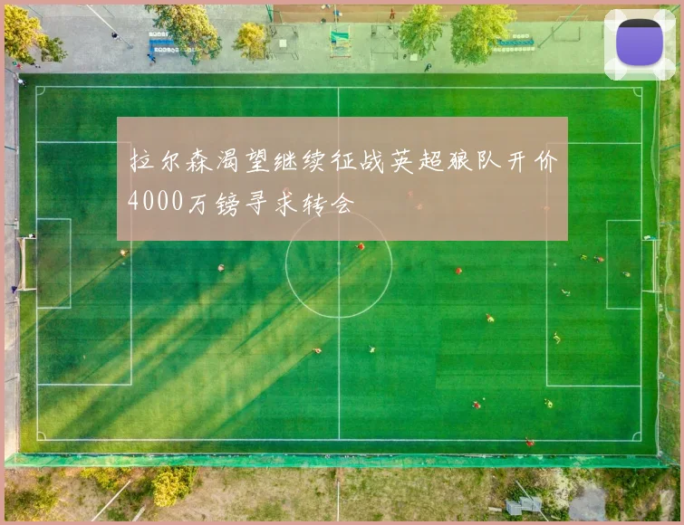 拉尔森渴望继续征战英超狼队开价4000万镑寻求转会
